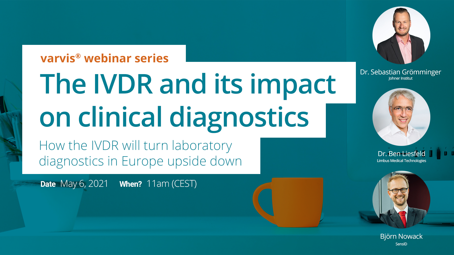 Watch now our webinar on-demand: "IVDR and its impact on clinical diagnostics"