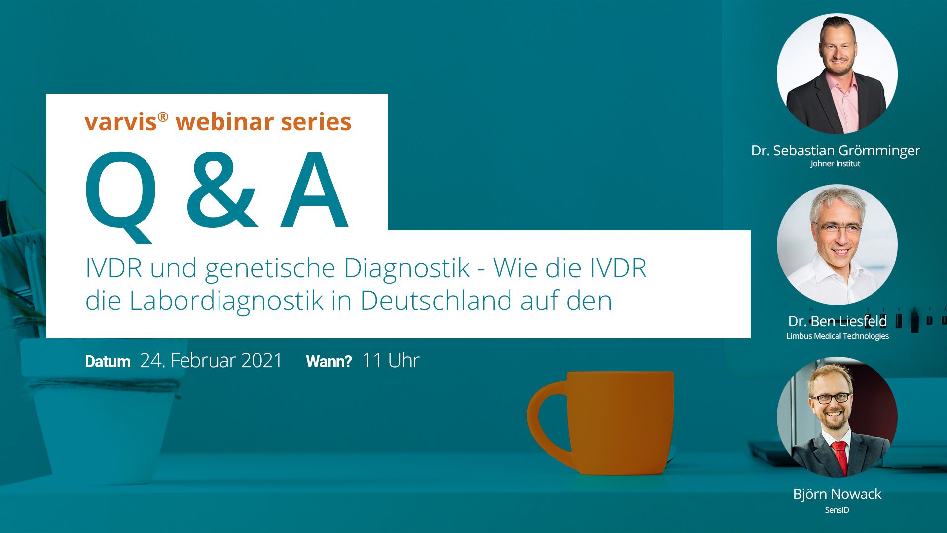 varvis® webinar Q&A - IVDR und genetische Diagnostik